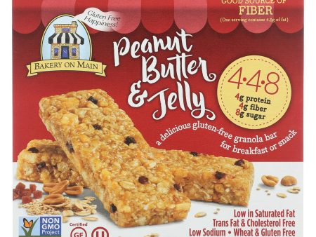 Bakery On Main Granola Bars - Peanut Butter And Jelly - Case Of 6 - 1.2 Oz. Online now