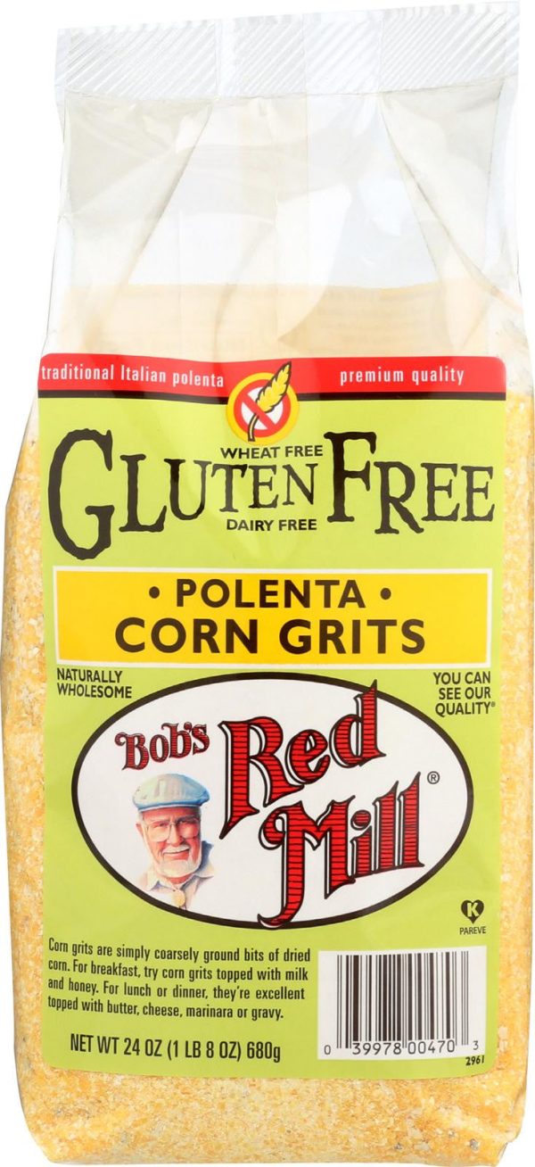 Bob s Red Mill Gluten Free Corn Grits - Polenta - 24 Oz - Case Of 4 Supply