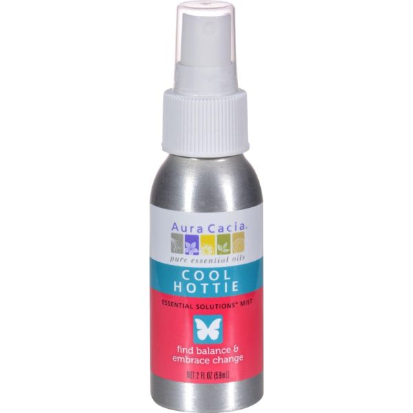 Aura Cacia Essential Solutions Mist Cool Hottie - 2 Fl Oz Supply