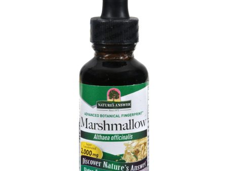 Nature s Answer Marshmallow Root Alcohol Free - 1 Fl Oz Online Sale