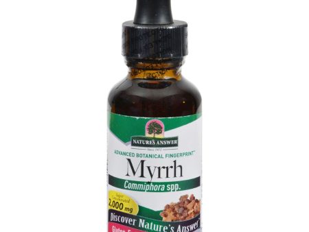 Nature s Answer Myrrh Oleo-gum-resin - 1 Fl Oz Online Sale