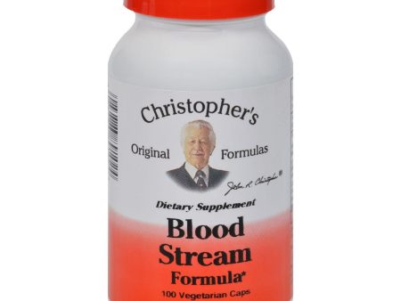 Dr. Christopher s Blood Stream Formula - 440 Mg - 100 Vegetarian Capsules For Cheap