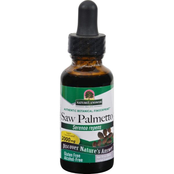 Nature s Answer Saw Palmetto Berry Alcohol Free - 1 Fl Oz Online Hot Sale