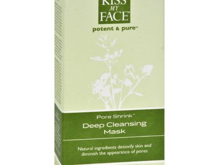 Kiss My Face Deep Cleansing Mask Pore Shrink - 2 Fl Oz Online