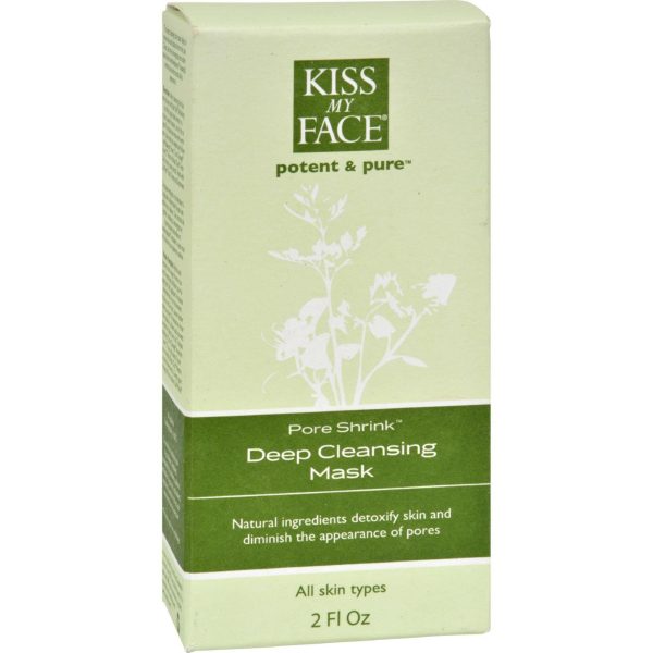 Kiss My Face Deep Cleansing Mask Pore Shrink - 2 Fl Oz Online