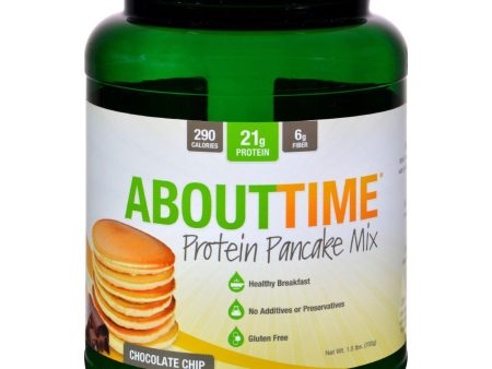 About Time Protein Pancake Mix - Chocolate Chip - 1.5 Lb Discount