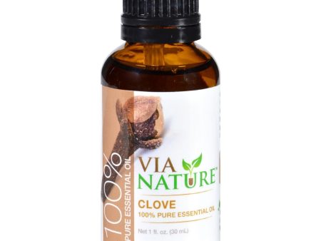 Via Nature Essential Oil - 100 Percent Pure - Clove - 1 Fl Oz Fashion