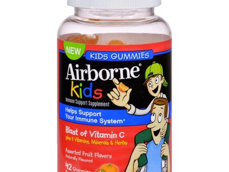 Airborne Vitamin C Gummies For Kids - Fruit - 42 Count Online Hot Sale