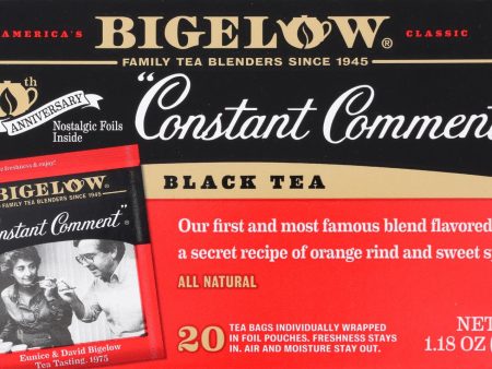 Bigelow Tea Constant Comment Black Tea - Case Of 6 - 20 Bags For Sale