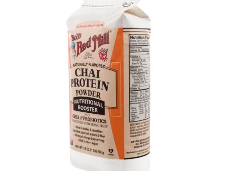 Bob s Red Mill Chai Protein Powder Nutritional Booster - 16 Oz - Case Of 4 Hot on Sale