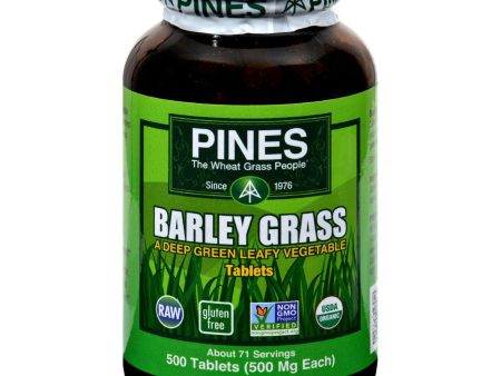 Pines International Barley Grass - 500 Mg - 500 Tablets For Discount