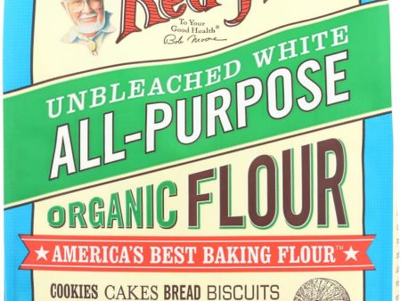 Bob s Red Mill Organic Unbleached White All-purpose Flour - 5 Lb - Case Of 4 Online