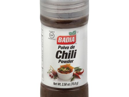 Badia Spices Chili Powder - Case Of 12 - 2.5 Oz. Hot on Sale