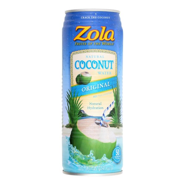 Zola Acai Coconut Water - Pure - Case Of 12 - 17.5 Fl Oz. Discount