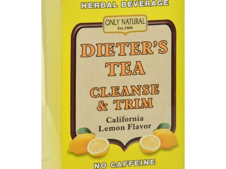 Only Natural Cleansing Diet Tea - Lemon - 24 Bags on Sale