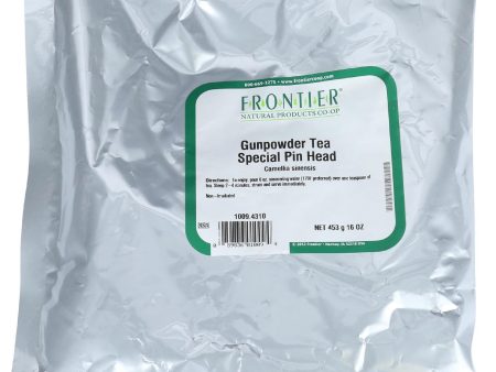 Frontier Herb Green Tea - Gunpowder - Bulk - 1 Lb Hot on Sale