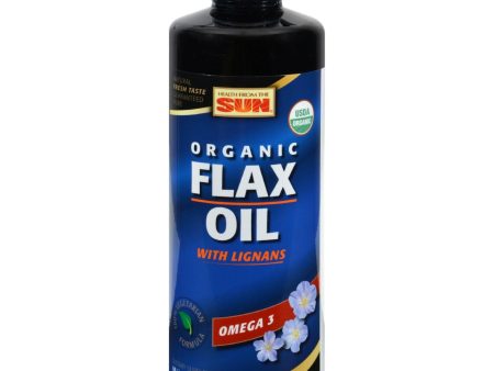 Health From The Sun Omega 3 Flax Lignan Gold - 16 Oz For Sale