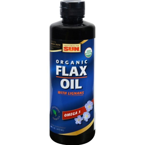 Health From The Sun Omega 3 Flax Lignan Gold - 16 Oz For Sale