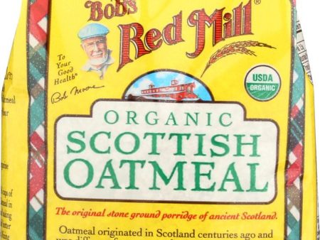 Bob s Red Mill Organic Scottish Oatmeal - 20 Oz - Case Of 4 Hot on Sale