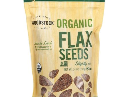 Woodstock Seeds - Organic - Flax - 14 Oz - Case Of 8 Fashion