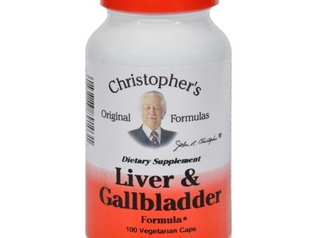 Dr. Christopher s Liver And Gall Bladder - 425 Mg - 100 Vegetarian Capsules For Cheap