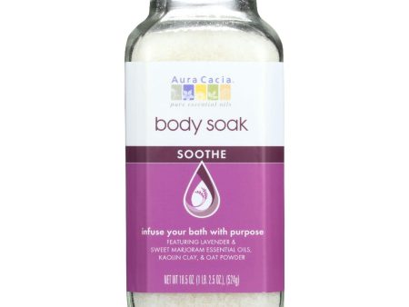 Aura Cacia Body Soak - Soothe - 18.5 Oz - 1 Each For Discount