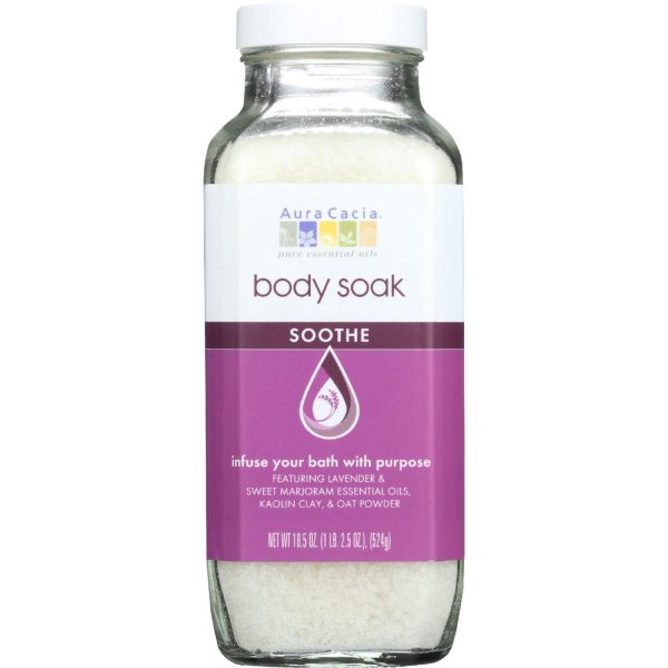 Aura Cacia Body Soak - Soothe - 18.5 Oz - 1 Each For Discount