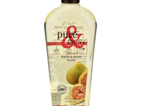 Pure And Basic Natural Bath And Body Wash Fresh Fig - 12 Fl Oz Sale