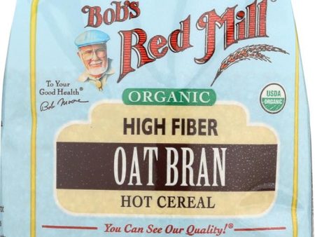 Bob s Red Mill Organic High Fiber Oat Bran Hot Cereal - 18 Oz - Case Of 4 Discount