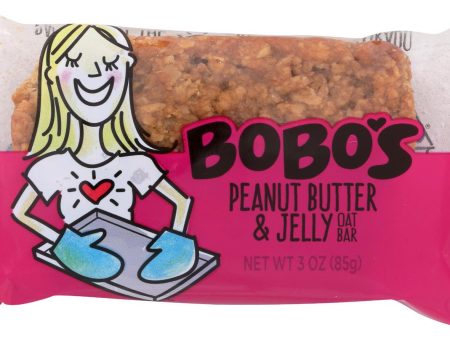 Bobo s Oat Bars Peanut Butter And Jelly Bars - Gluten Free - Case Of 12 - 3 Oz. Online