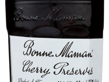 Bonne Maman Black Cherry Conserve - Case Of 6 - 13 Oz. Online now