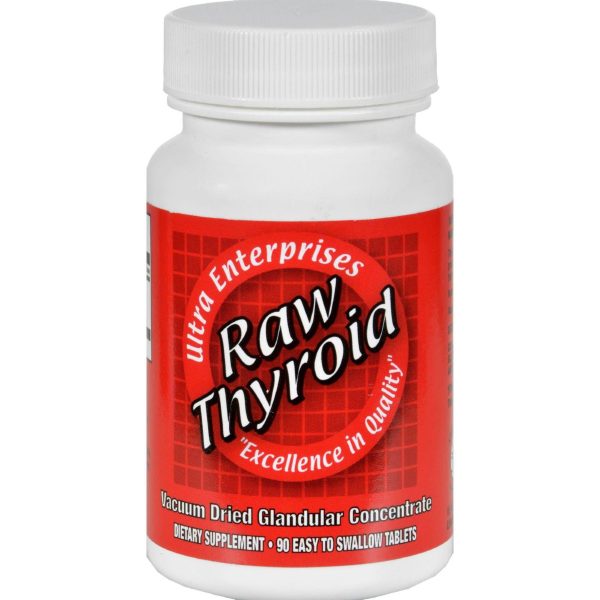 Ultra Glandulars Raw Thyroid - 90 Tablets Online