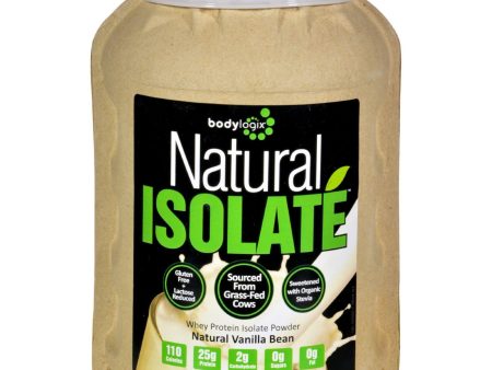 Bodylogix Isolate Powder - Natural Whey - Vanilla Bean - 1.85 Lb Cheap