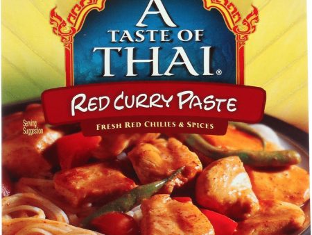 Taste Of Thai Red Curry Paste - 1.75 Oz - Case Of 6 Cheap