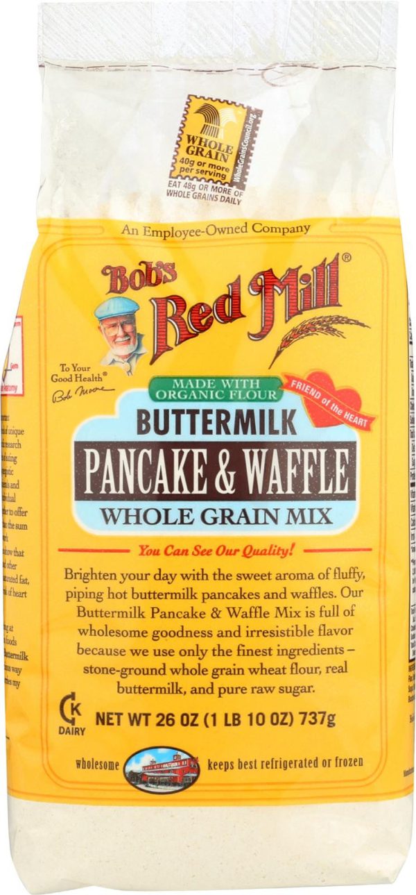 Bob s Red Mill Buttermilk Pancake And Waffle Mix - 26 Oz - Case Of 4 Fashion