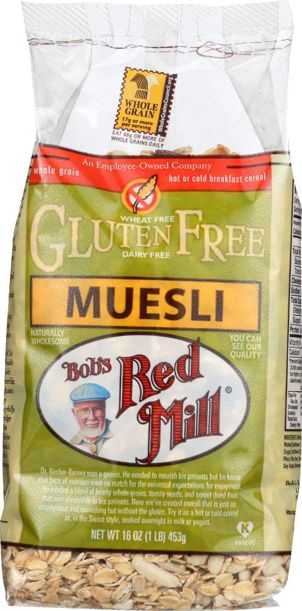 Bob s Red Mill Gluten Free Muesli Cereal - 16 Oz - Case Of 4 Supply