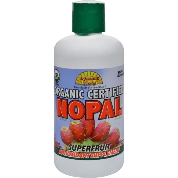 Dynamic Health Organic Certified Nopal Superfruit Nopal - 33.8 Fl Oz Fashion