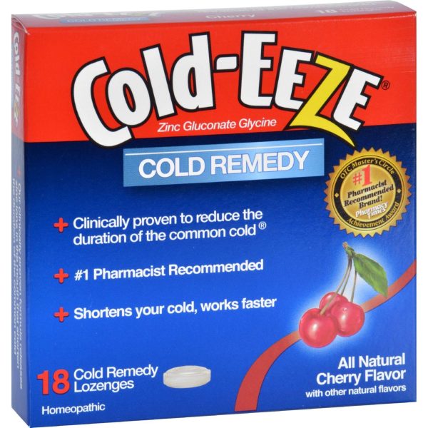 Cold-eeze Cold Remedy - All Natural Cherry Flavor - 18 Lozenges Online Sale