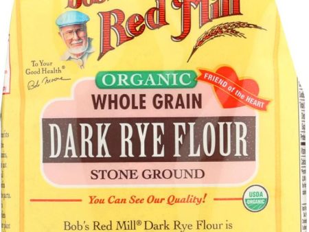 Bob s Red Mill Organic Dark Rye Flour - 22 Oz - Case Of 4 Discount