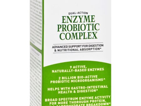 American Health Enzyme Probiotic Complex - 90 Vegetarian Capsules Hot on Sale