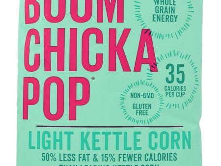 Angie s Kettle Corn Boom Chicka Pop Lightly Sweet Popcorn - Case Of 12 - 5 Oz. Supply