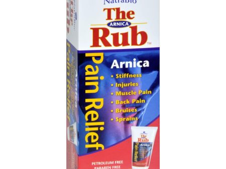 Natrabio The Arnica Rub Pain Relief Cream - 2 Oz Online now