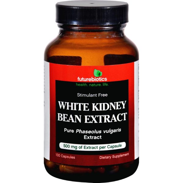 Futurebiotics White Kidney Bean Extract - 500 Mg - 100 Capsules For Discount