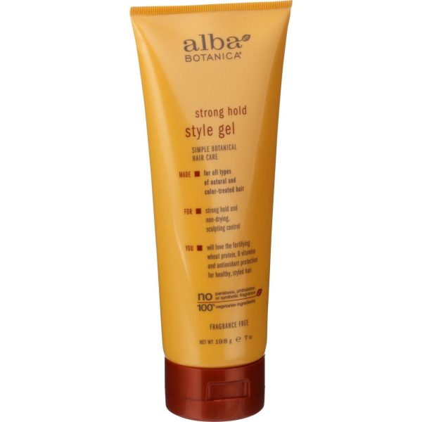 Alba Botanica Style Gel - Strong Hold - 7 Oz For Discount