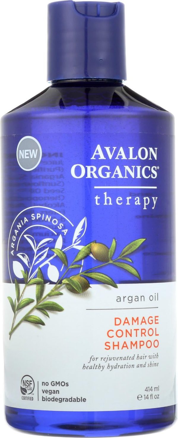 Avalon Damage Control Argan Oil Shampoo - Case Of 1 - 14 Oz. For Sale