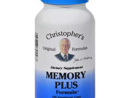 Dr. Christopher s Original Formulas Memory Plus Formula - 450 Mg -100 Caps Sale