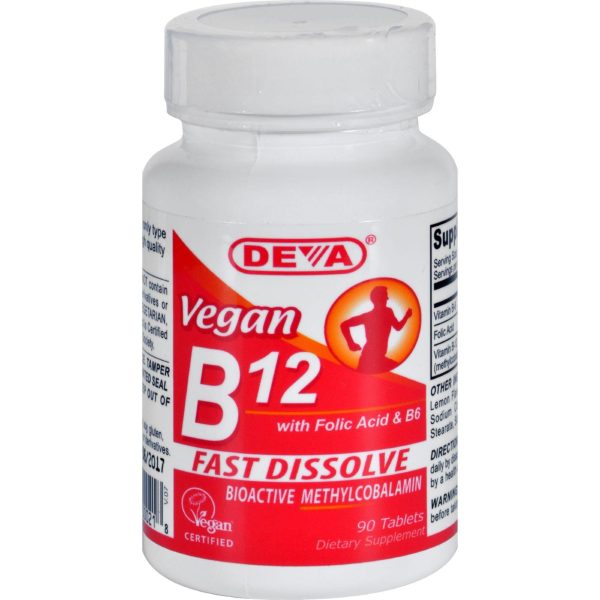 Deva Vegan B12 Sublingual - 90 Sublingual Tablets Online Hot Sale