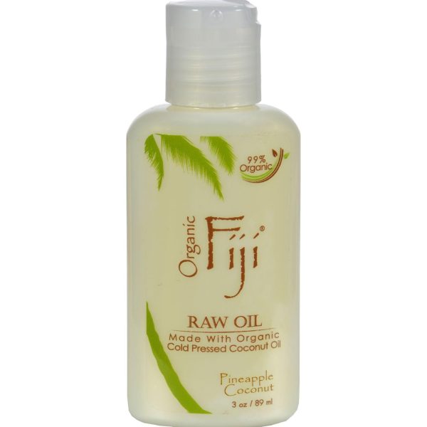 Organic Fiji Virgin Coconut Oil Pineapple - 3 Fl Oz Hot on Sale