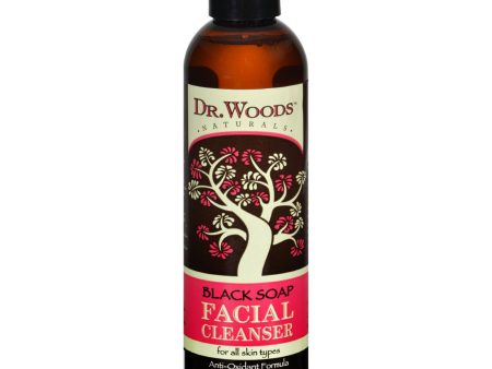 Dr. Woods Facial Cleanser Black Soap And Shea Butter - 8 Fl Oz For Sale