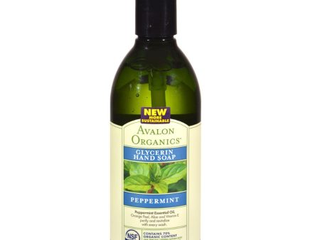 Avalon Organics Glycerin Liquid Hand Soap Peppermint - 12 Fl Oz Online Sale